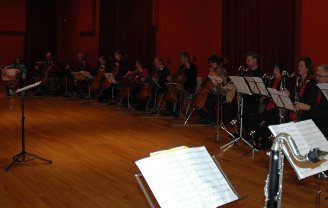 Interferenza met basklarinetten-ensemble in Roosendaal